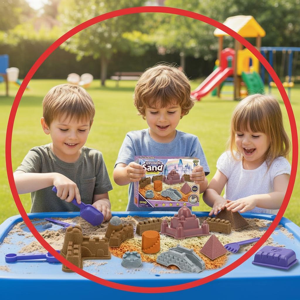 Kinetic Sand Mold - Juego Completo de Arena Mágica Espacial