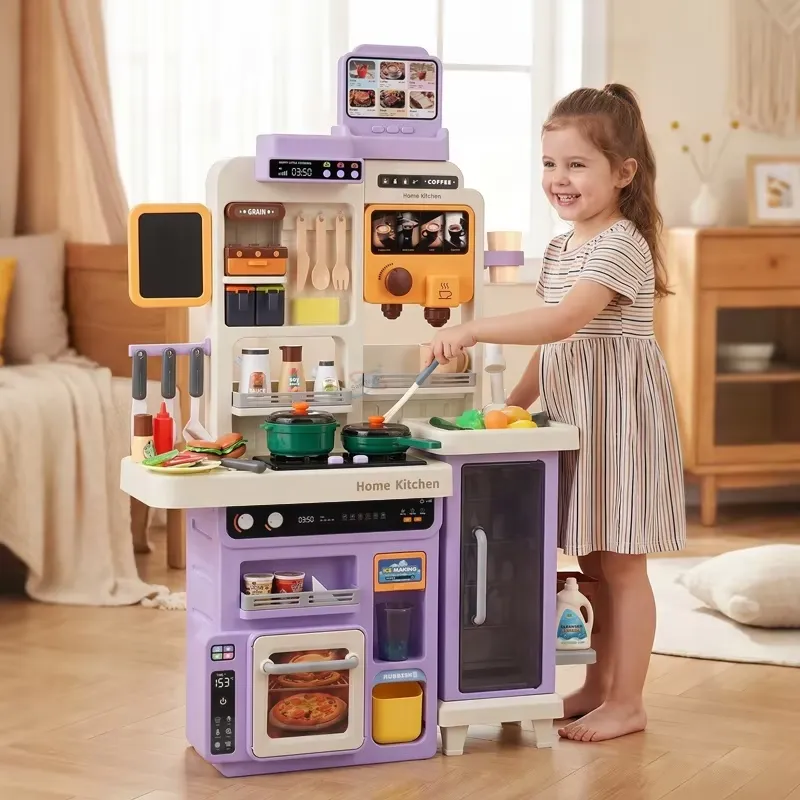 Kids Toys Kitchen - Juego de Cocina de Juguete Grande
