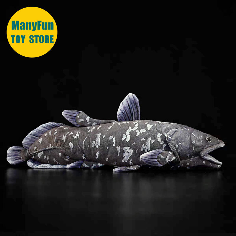 Kids Toys Unique - Juguete de peluche realista de Coelacanth: