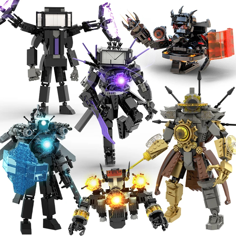 Kids Xmas Toys Ideas - Skibidi-bloques de construcción gigantes para niños,