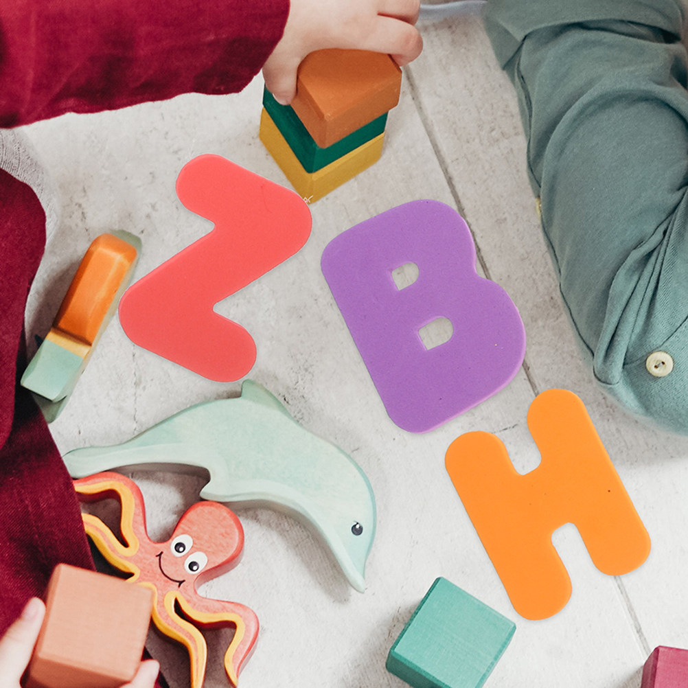 Bath Letter Number Foam - 2 Juegos de Adhesivos de Letras