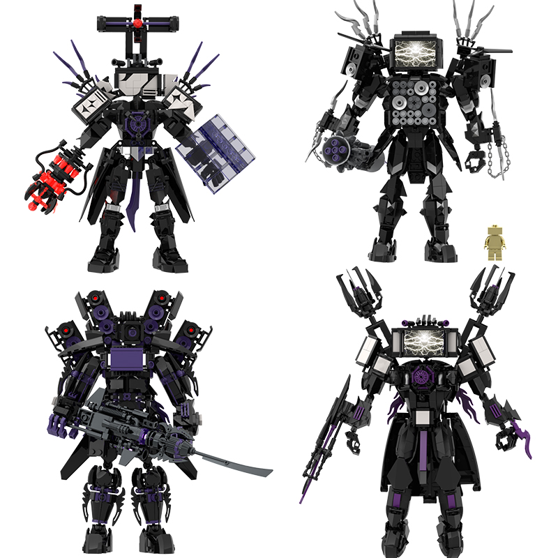 Kids Xmas Toys Ideas - Skibidi-bloques de construcción gigantes para niños,