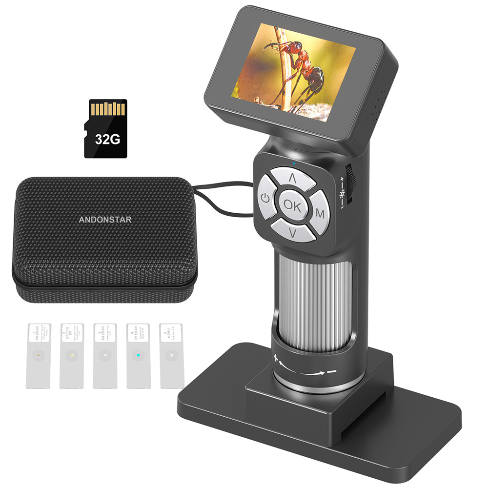Microscope Kids Science - Andonstar nuevo 50x-500x USB niños microscopio