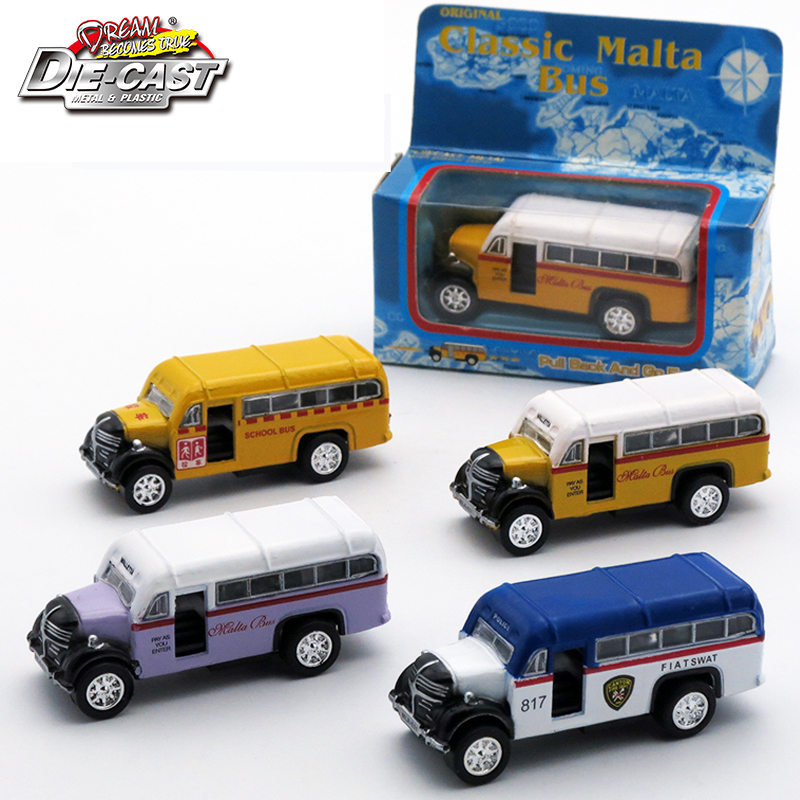 Kids Toys Malta - Mini autobús de Malta clásico fundido