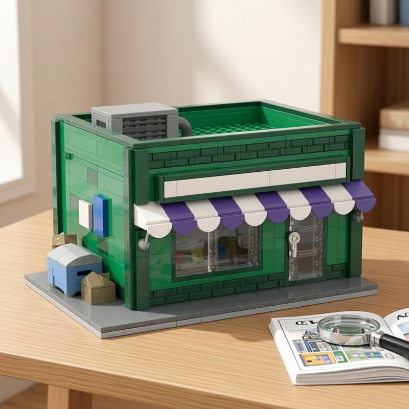 Kids Toys Store - Bloques de Construcción MOC, Mini Tienda