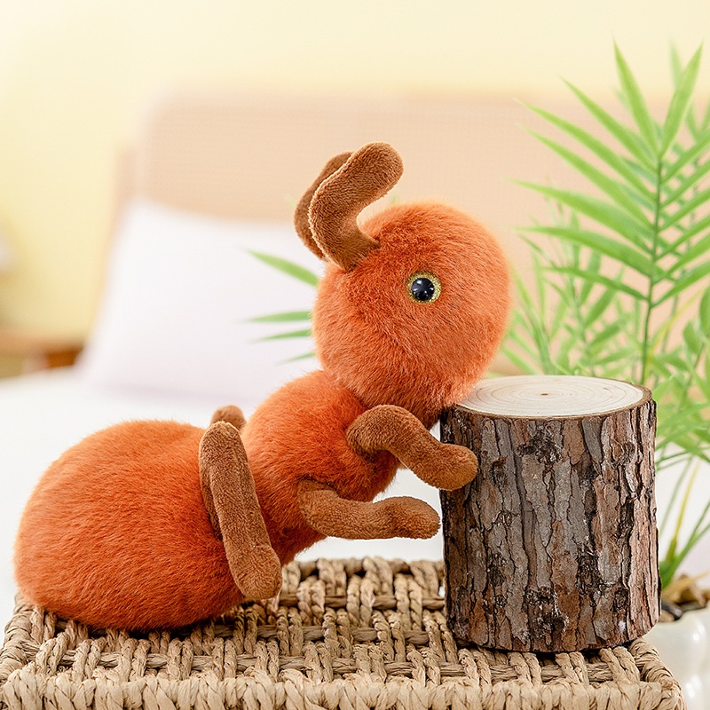 Kids Toys Unique - Peluche de hormiga bonita de 20cm,