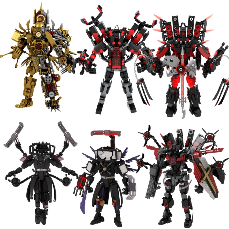 Kids Xmas Toys Ideas - Skibidi-bloques de construcción gigantes para niños,