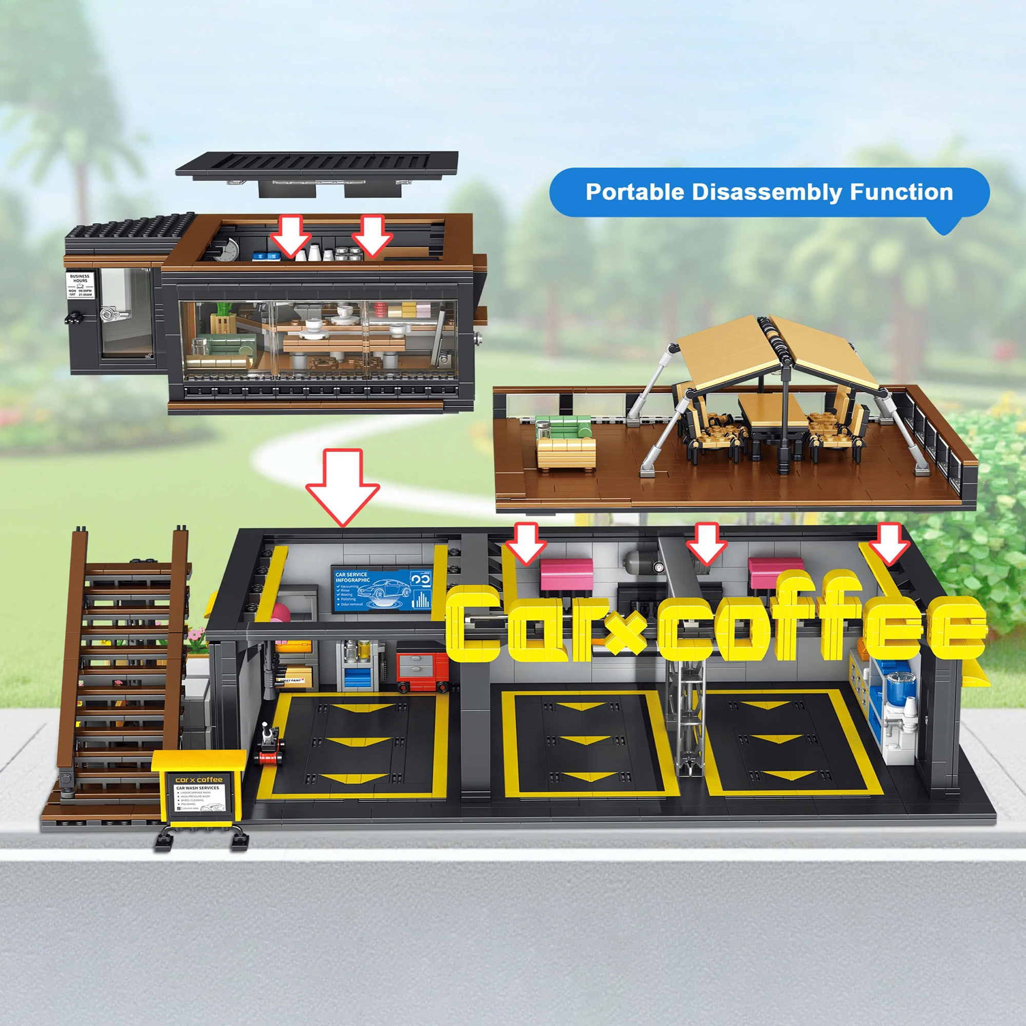 Tienda de reparación de automó - Kids Toys Store reseña y precio