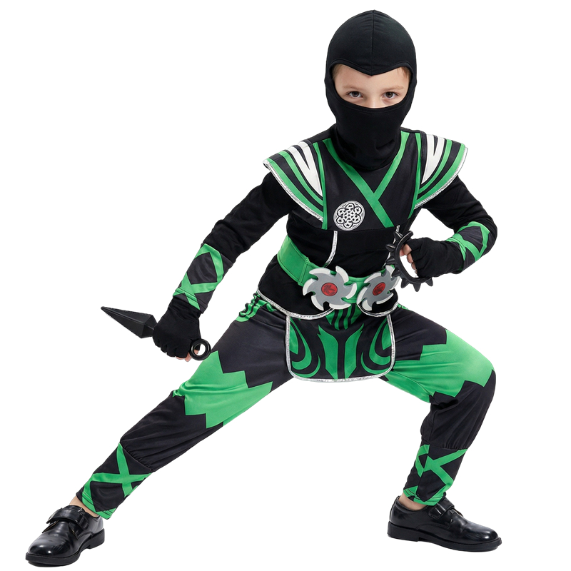 Conjunto de disfraz de ninja j - Kids Toys Supplier reseña y precio