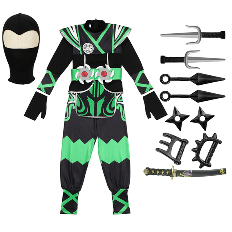 Conjunto de disfraz de ninja j - Kids Toys Supplier reseña y precio