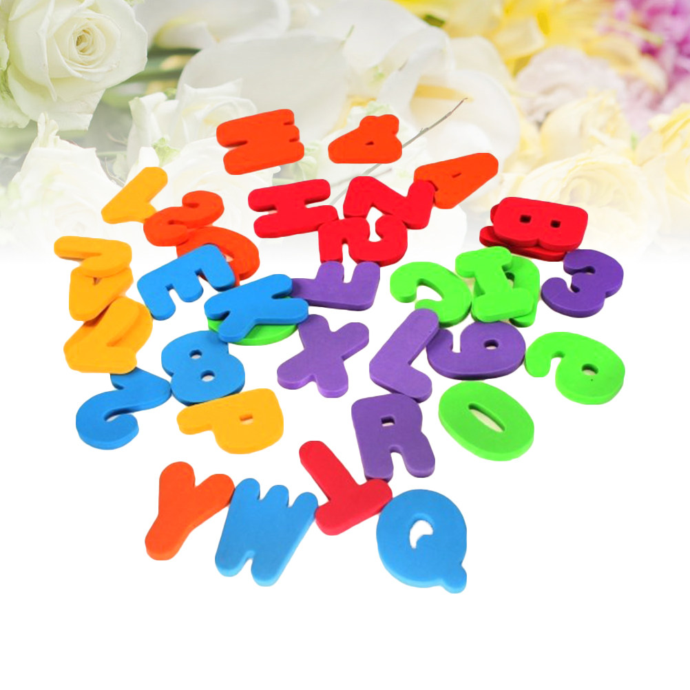 36 Piezas de Juguetes para Bañ - Bath Letter Number Foam reseña y precio