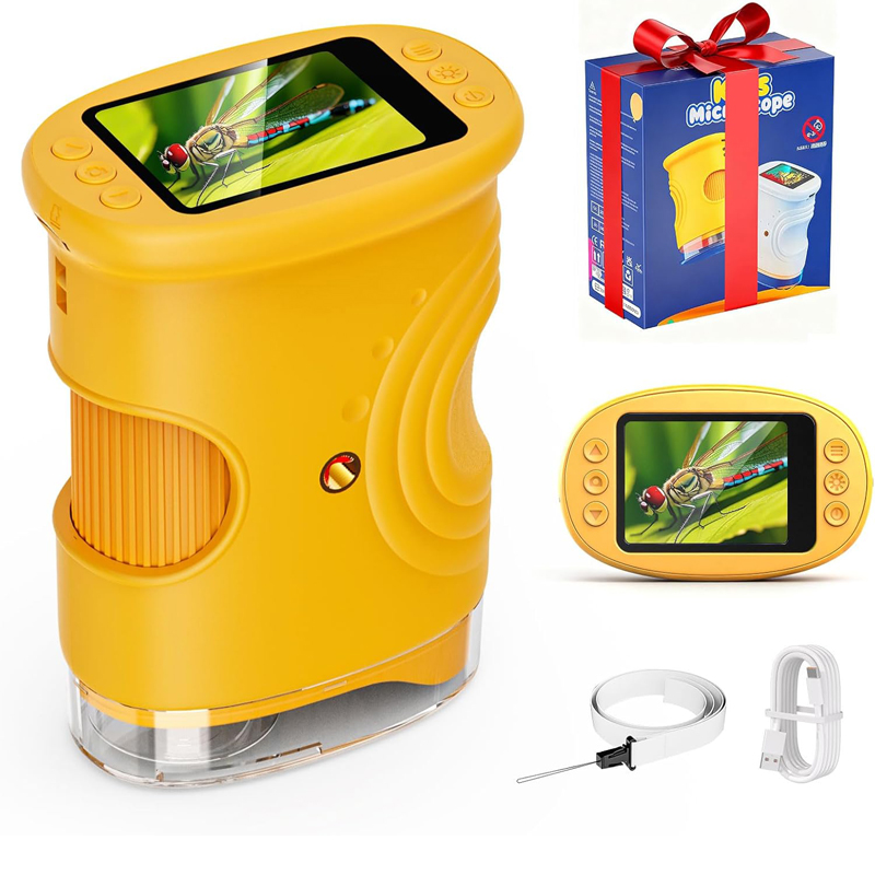 Microscopio Recargable para Ni - Microscope Kids Science reseña y precio