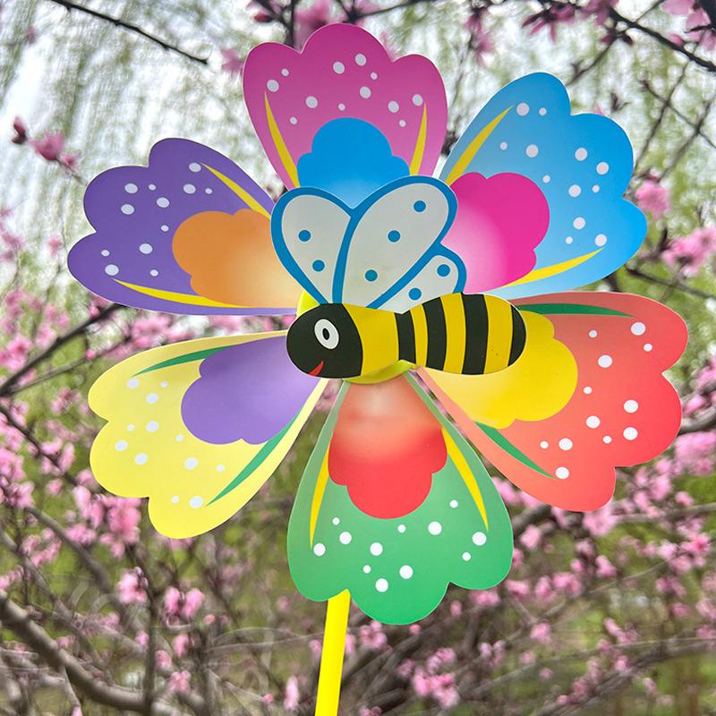 Molino de viento de mano con f - Kids Yard Toys reseña y precio
