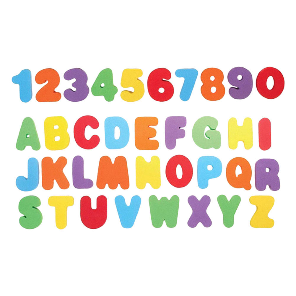 1 Set de Alfabeto y Números de - Bath Letter Number Foam reseña y precio
