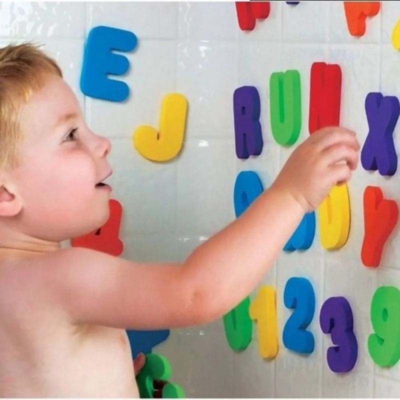 Juguetes de Baño Flotantes par - Bath Letter Number Foam reseña y precio