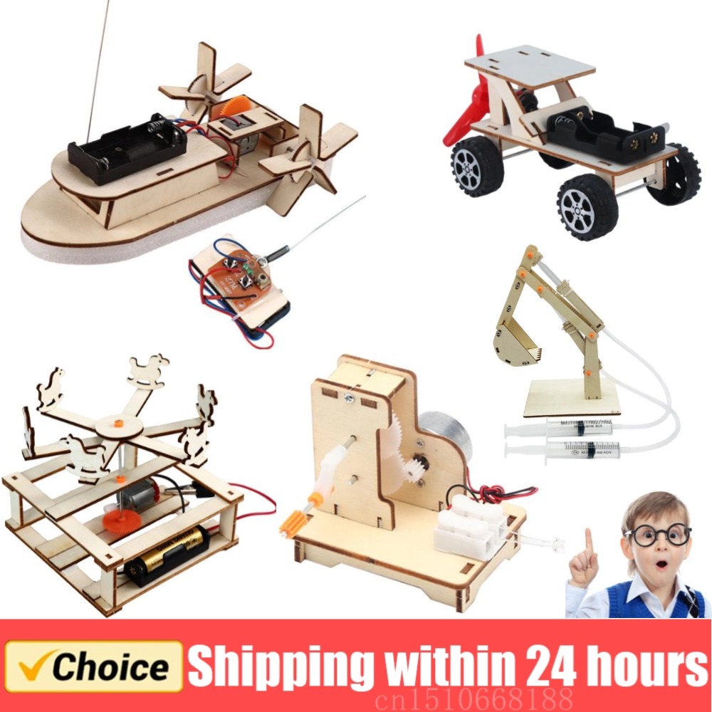 Modelo de barco de madera para - Science Experiment Kit reseña y precio