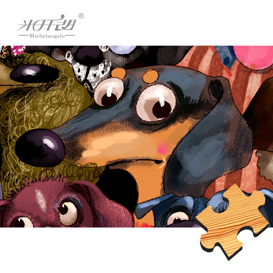 Rompecabezas de madera de Mich - Kids Toys Under 1000 reseña y precio
