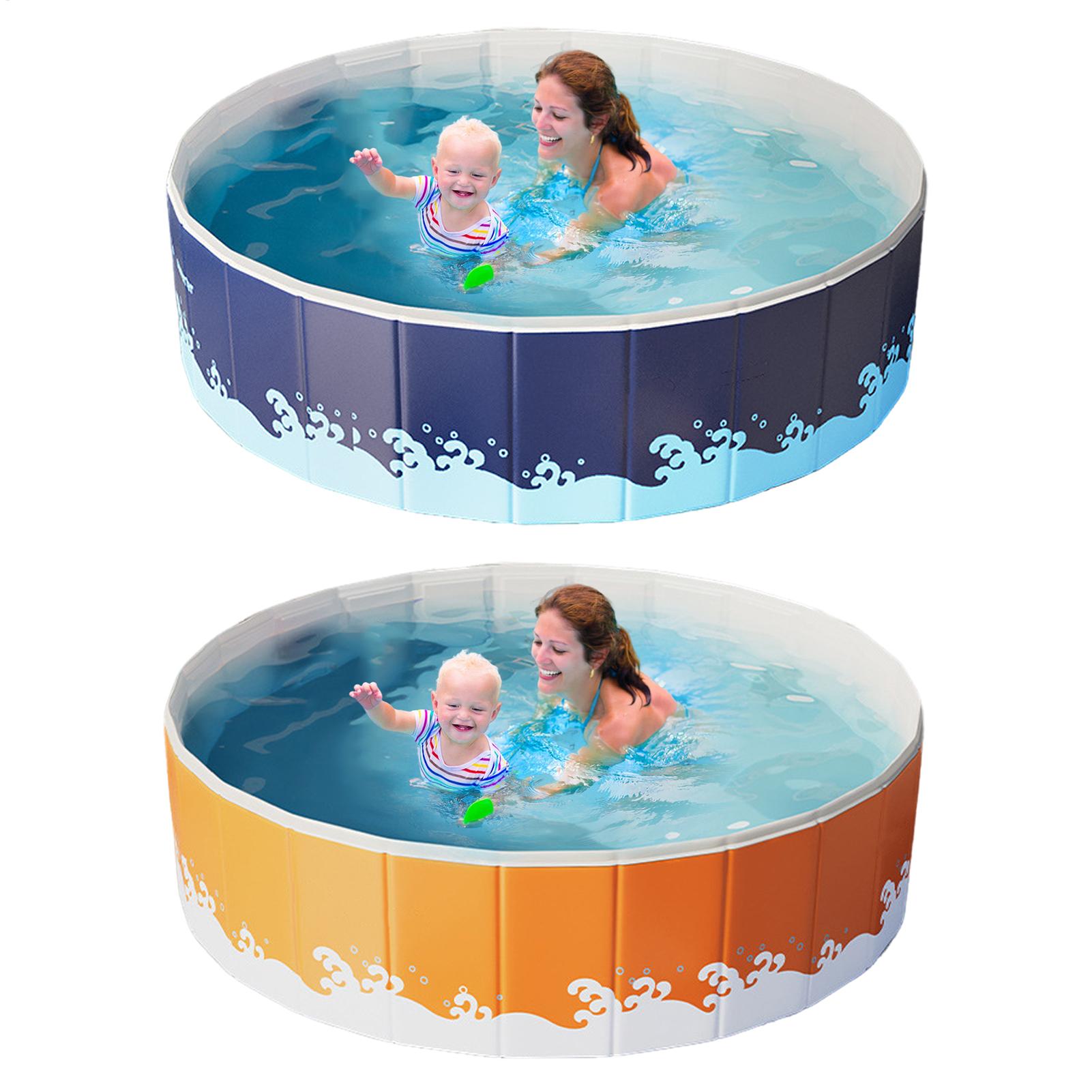 Piscina plegable portátil resi - Kids Yard Toys reseña y precio