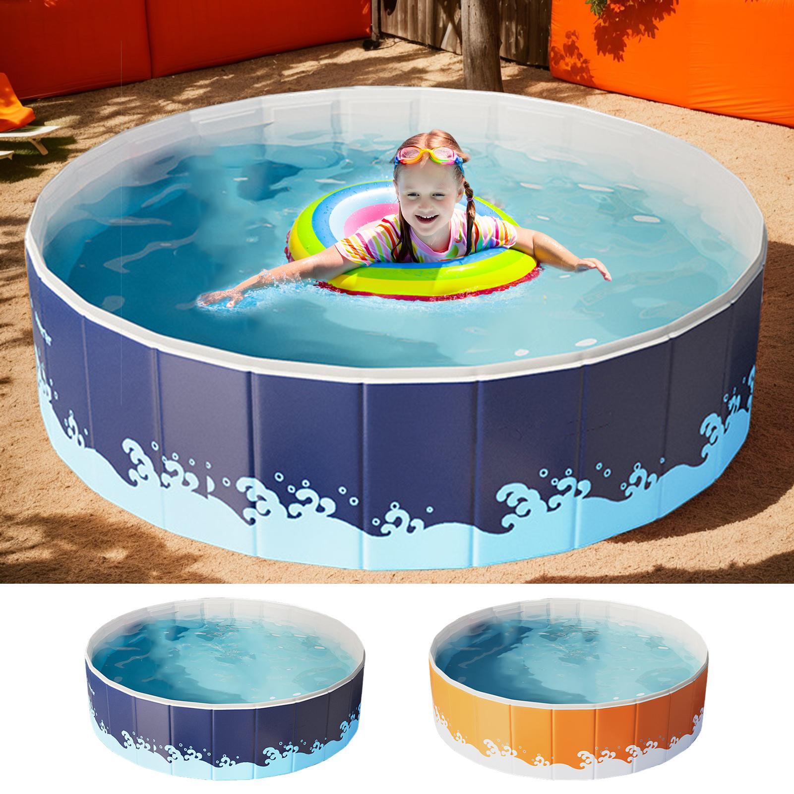 Piscina plegable portátil resi - Kids Yard Toys reseña y precio