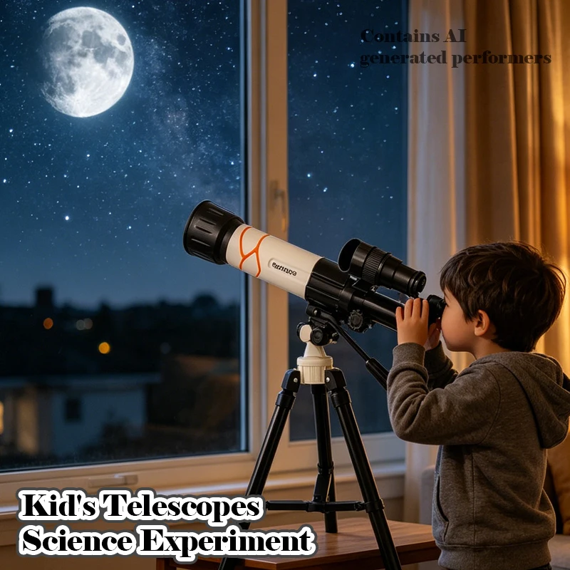 Telescopios para niños 40X, ex - Microscope Kids Science reseña y precio