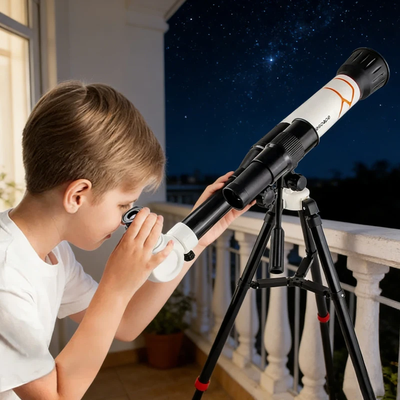 Telescopios para niños 40X, ex - Microscope Kids Science reseña y precio