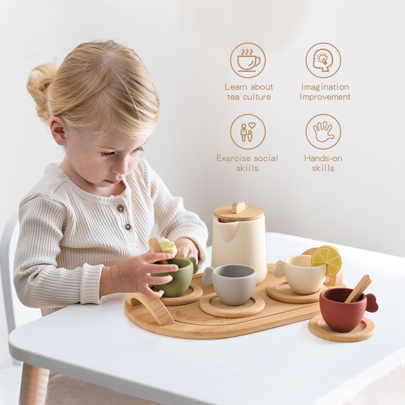 Juego de tetera y tetera Monte - Kids Toys Kitchen reseña y precio