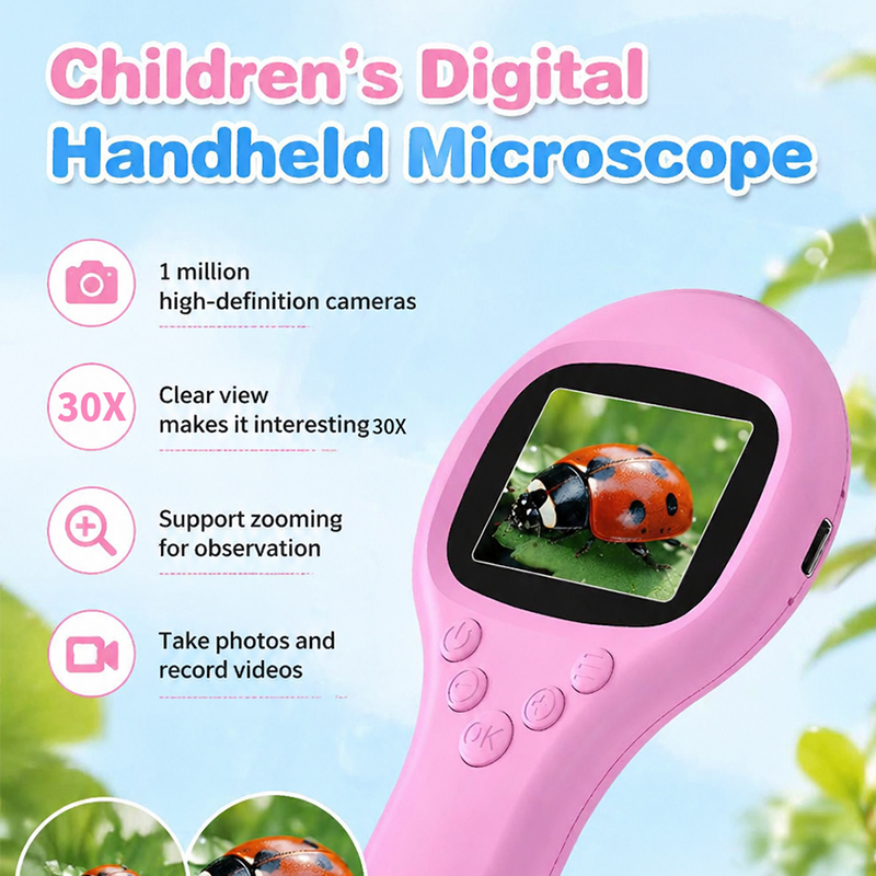 Microscopio Digital HD Portáti - Microscope Kids Science reseña y precio