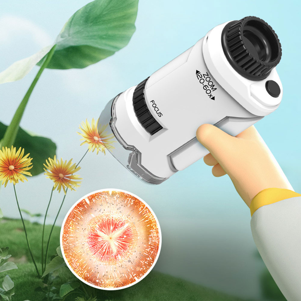Nuevo microscopio de mano 60x- - Microscope Kids Science reseña y precio