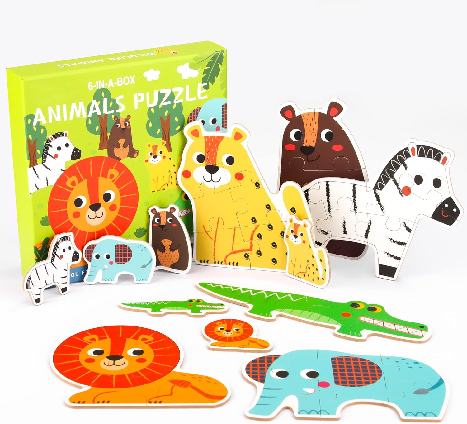 6 paquetes de rompecabezas de  - Kids Toys Store reseña y precio