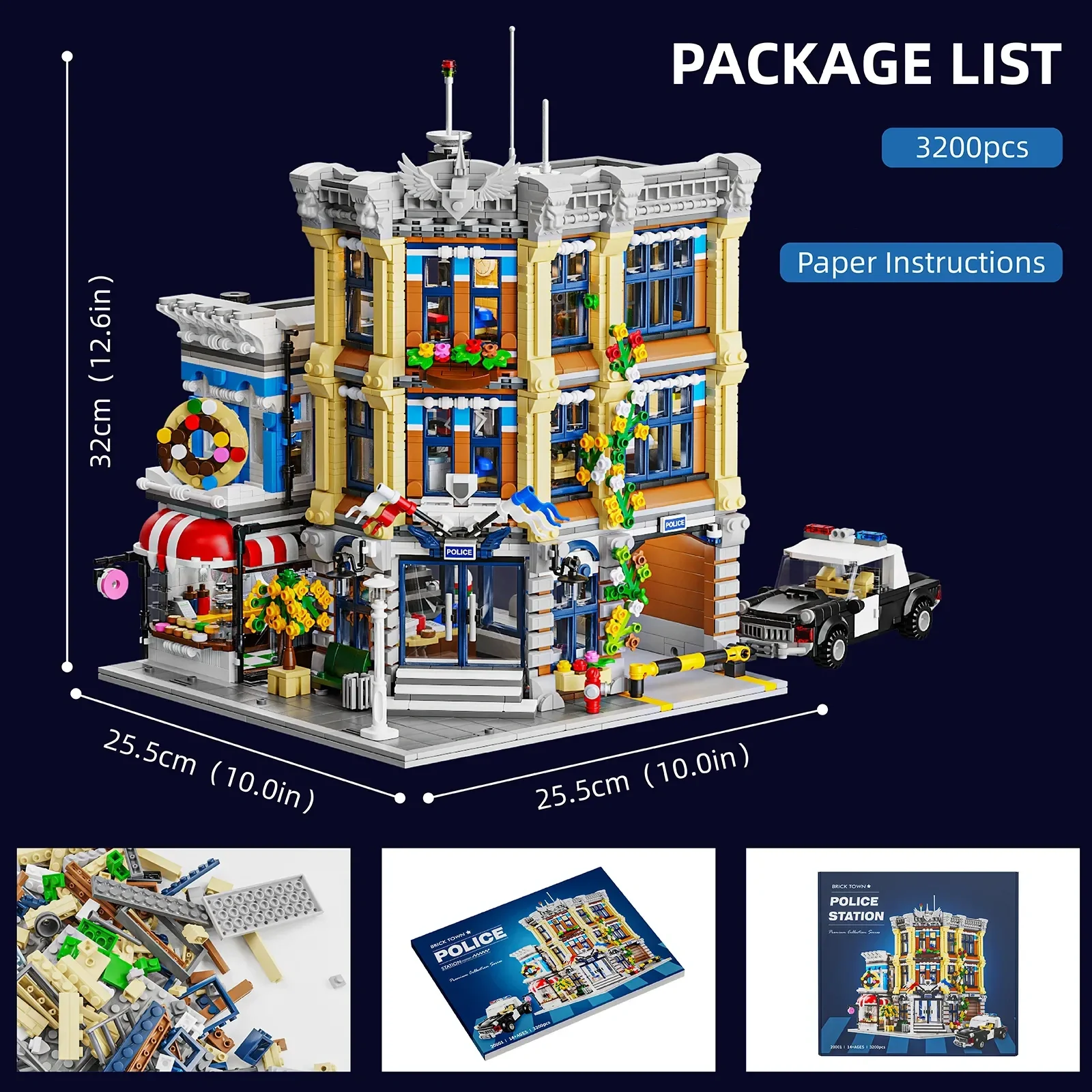 Estación Policía con 6 Figuras - Kids Toys Store reseña y precio