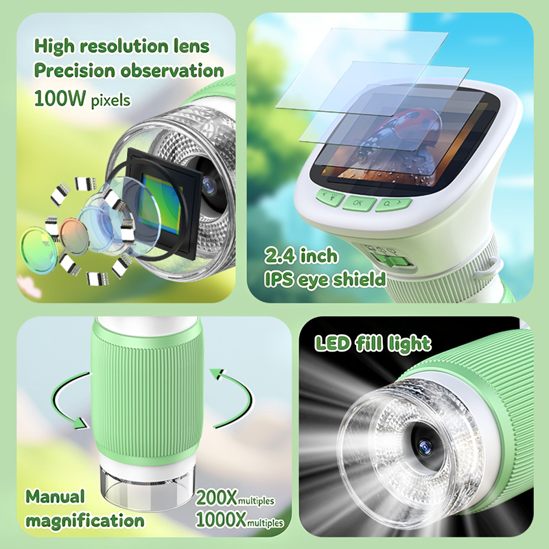 Microscopio Digital Portátil p - Microscope Kids Science reseña y precio